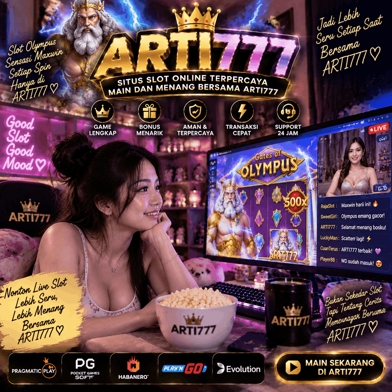 Banner ARTI777 Cyber Blue